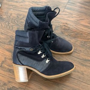 Aquatalia suede “hiking” boots